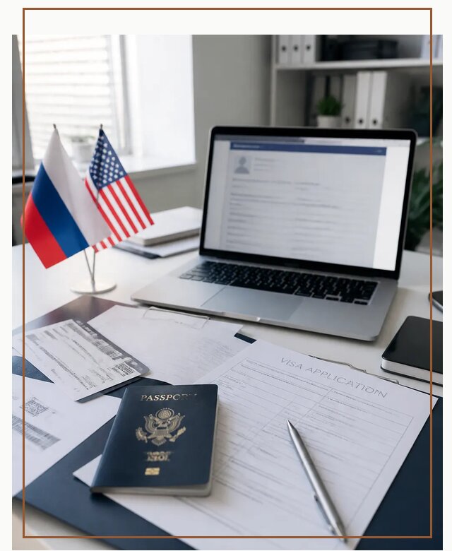 Оформление визы в США для туристов и бизнеса в Феодосии