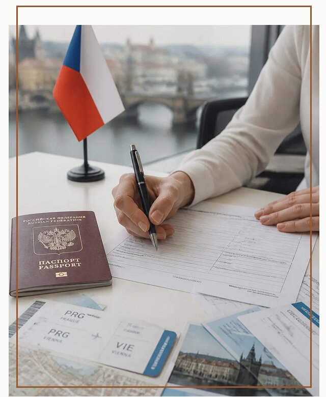 Оформление визы в Чехию под ключ для поездки в Феодосии